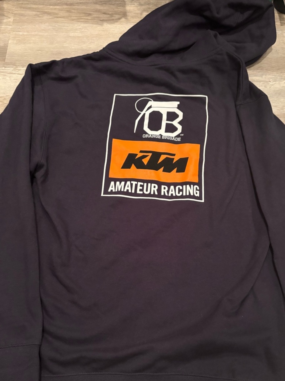 NWOT KTM RACE TEAM ZIP HOODIE